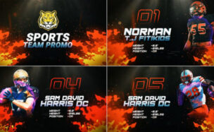 Videohive Energy Sports Player Profile // Powerful Sports Team Intro