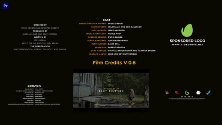 Videohive Film Credits V0.6