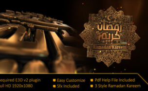 Videohive Gold Ramadan Kareem