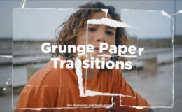 Videohive Grunge Paper Transitions - MOGRT