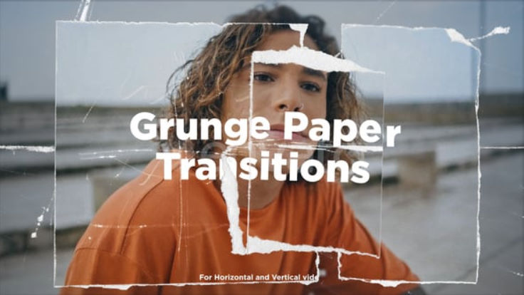 Videohive Grunge Paper Transitions – MOGRT