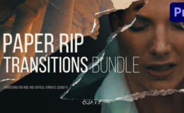 Videohive Paper Rip Transitions for Premiere Pro