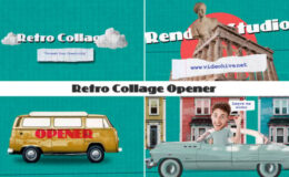 Videohive Retro Collage Opener