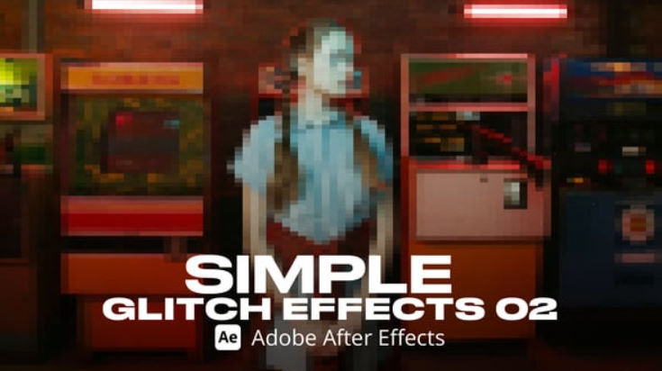 Videohive Simple Glitch Effect 02 Ae