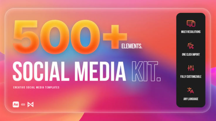 Videohive Social Media Kit | After Effects