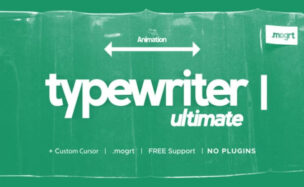 Videohive Typewriter Mogrt