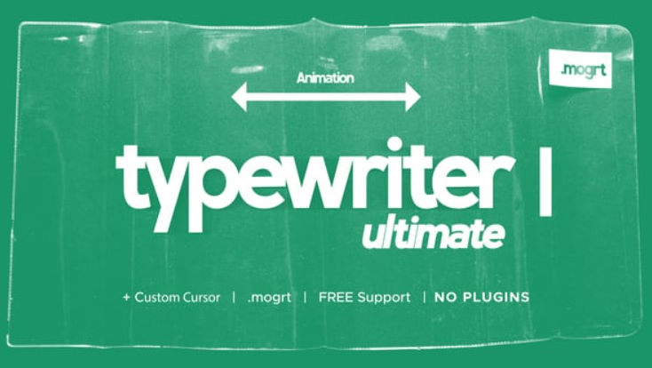 Videohive Typewriter Mogrt