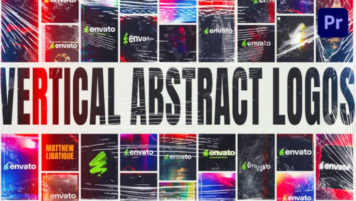 Videohive Vertical Abstract Logos