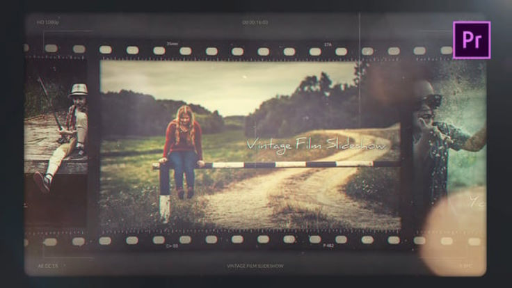 Videohive Vintage Film Slideshow For Premiere Pro