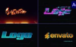 Videohive Cyberpunk Logo Reveal After Effects