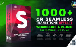 Videohive GR Seamless Transitions Effects for DaVinci Resolve