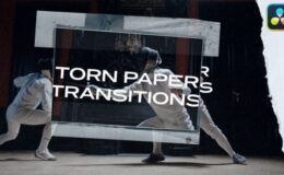 Videohive Torn Paper Transitions | DaVinci Resolve