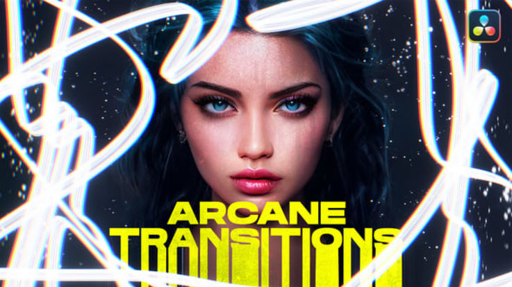 Videohive Arcane Tranisitions | DaVinci Resolve