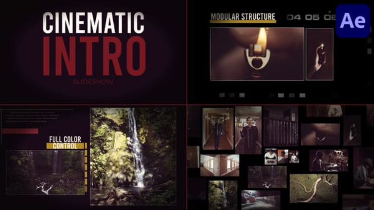 Videohive Cinematic Intro Slideshow for After Effects