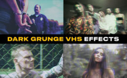 Videohive Dark Grunge VHS Effects