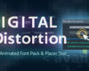 Videohive Digital Distortion Animated Font Pack with Tool