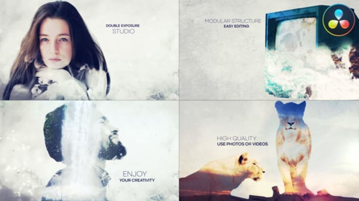 Videohive Double Exposure Studio | DaVinci Resolve