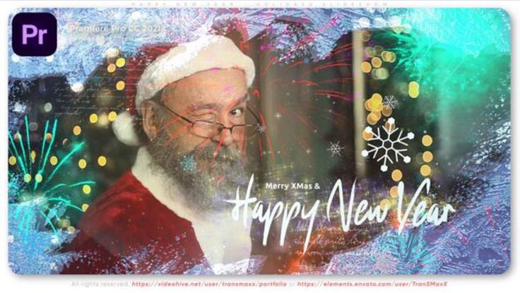 Videohive Happy New Year – Holidays Slideshow