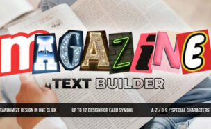 Videohive Magazine Text Builder For DaVinci Resolve