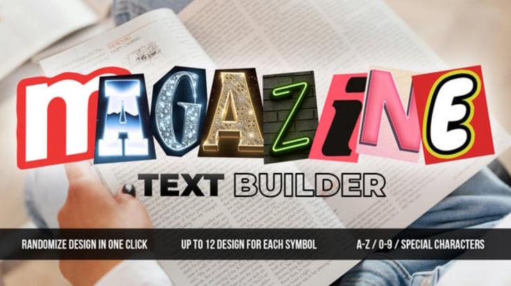 Videohive Magazine Text Builder For DaVinci Resolve