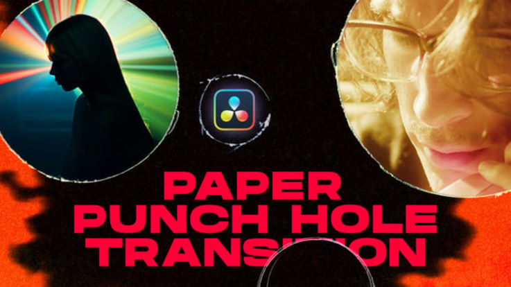 Videohive Paper Punch Hole Transitions | DaVinci Resolve