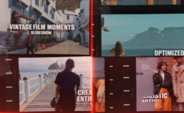 Videohive Vintage Moments Film Slideshow: Classic Vintage Aesthetic for Premiere Pro