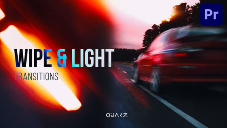 Videohive Wipe & Light Transitions for Premiere Pro