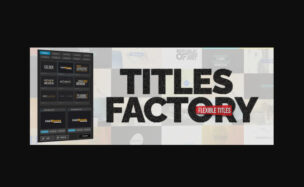 Aescripts Titles Factory V1.0.1