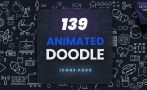 Videohive 139 Animated Doodle | MOGRT Pack