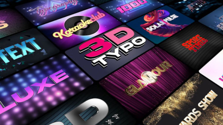 Videohive 3D Titles. Vol. 1