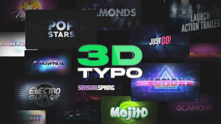 Videohive 3D Titles. Vol. 2