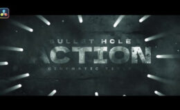 Videohive Bullet Hole Title For DaVinci Resolve