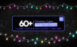 Videohive Christmas Border Lights Pack Mogrt