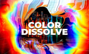 Videohive Color Dissolve VHS Glitch Slideshow Opener