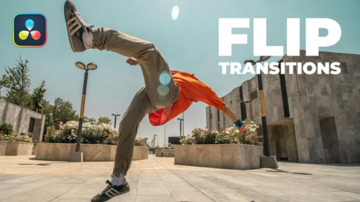 Videohive Flip Transitions for DaVinci Resolve