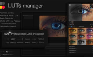 Videohive LUTs Manager: Real-Time Bulk Previews Tool & 500 LUTs