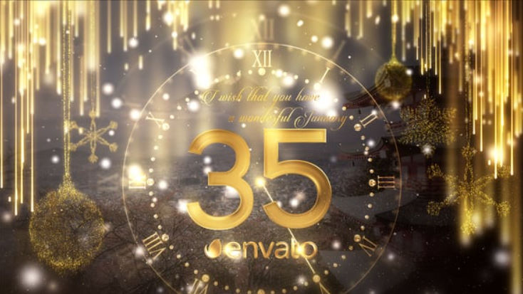 Videohive New Year Countdown Template For After Effects