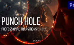 Punch Hole Transitions for Premiere Pro Videohive