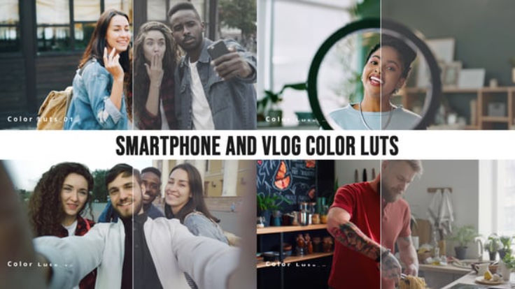 Videohive Smartphone and Vlog Color LUTs