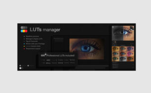 Aescripts LUTs Manager : Real-Time Bulk LUT Previewer and Organizer