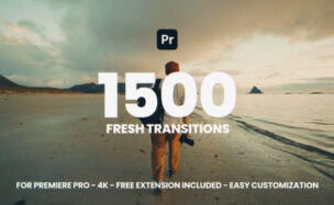 Videohive 1500 Fresh Transitions For Premiere Pro