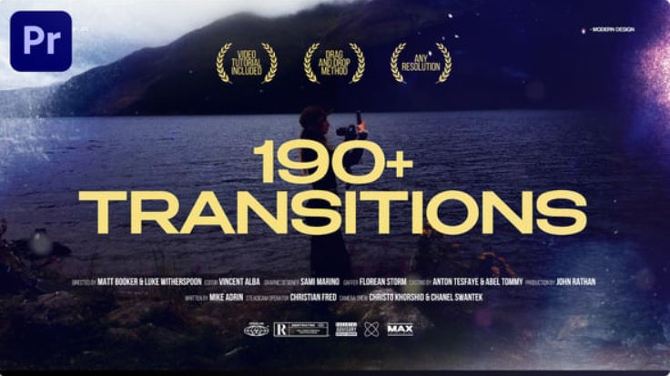 Videohive 190+ Transitions Bundle for Premiere Pro