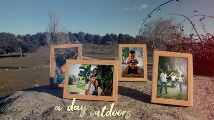 Videohive A day outdoors slideshow