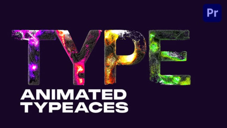 Videohive Animated Particle Typefaces for Premiere Pro