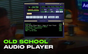 Videohive Audio Visualizer | Old School Player