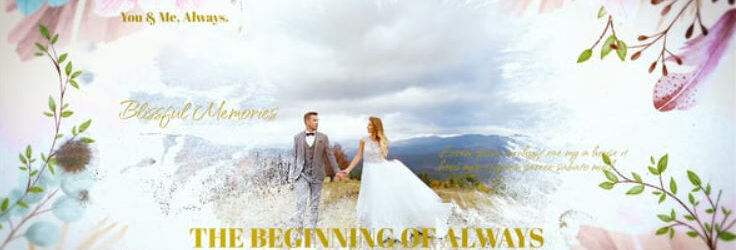 Videohive Blooming Love - Wedding Slideshow For After Effects