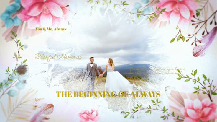 Videohive Blooming Love – Wedding Slideshow For After Effects