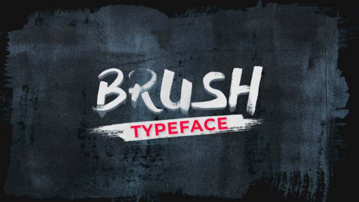 Videohive Brush Animated Font For After Effects