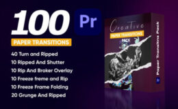 Videohive Creative Paper Transitions Pack || Premiere Pro