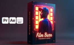 Videohive Film Burn Transitions for AE/PR